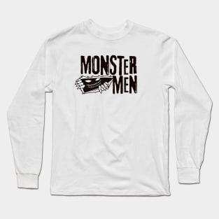 Monster Men Black Logo Long Sleeve T-Shirt